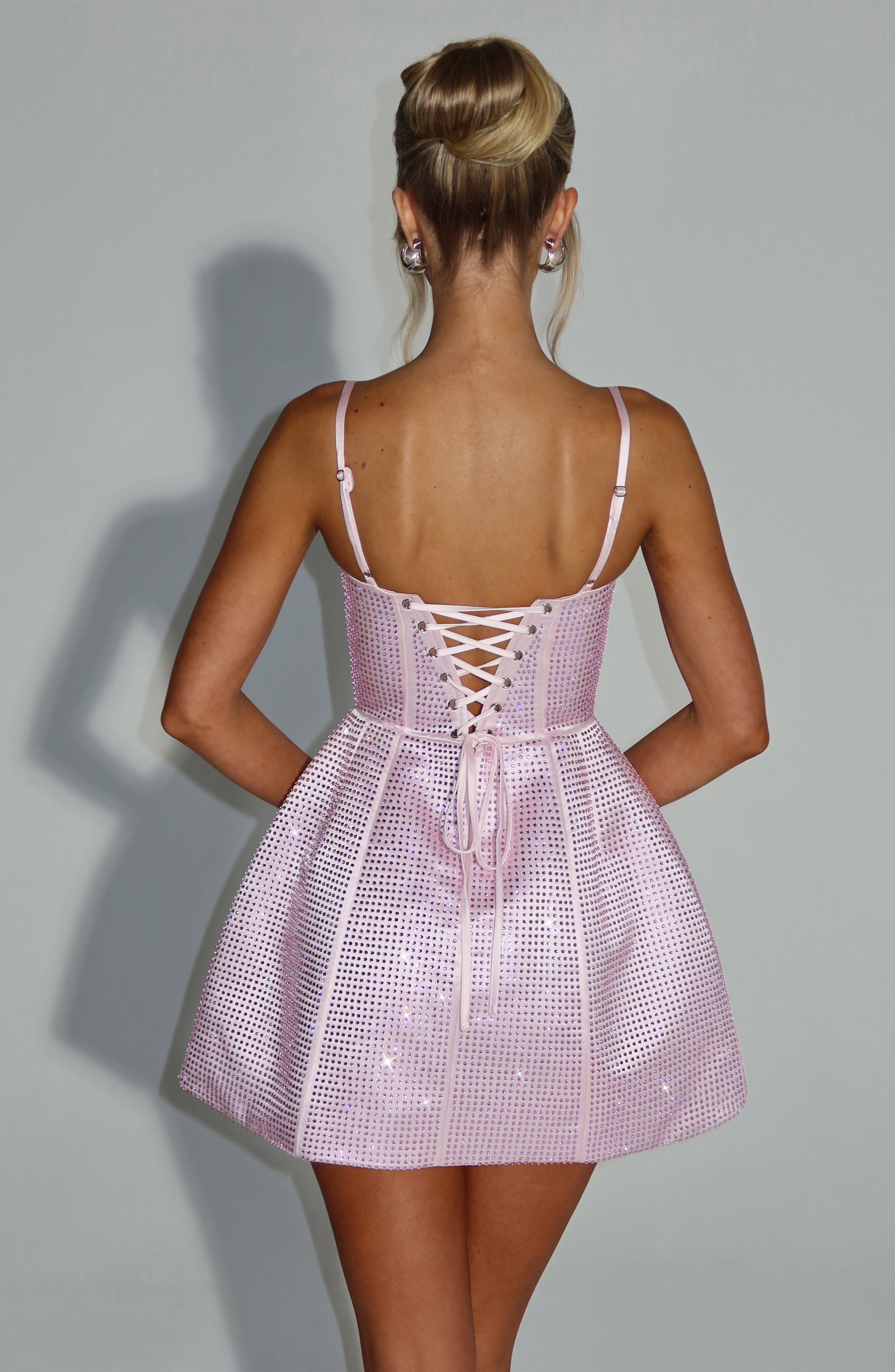 Emma Mini Dress - Blush Dress Babyboo Fashion Premium Exclusive Design