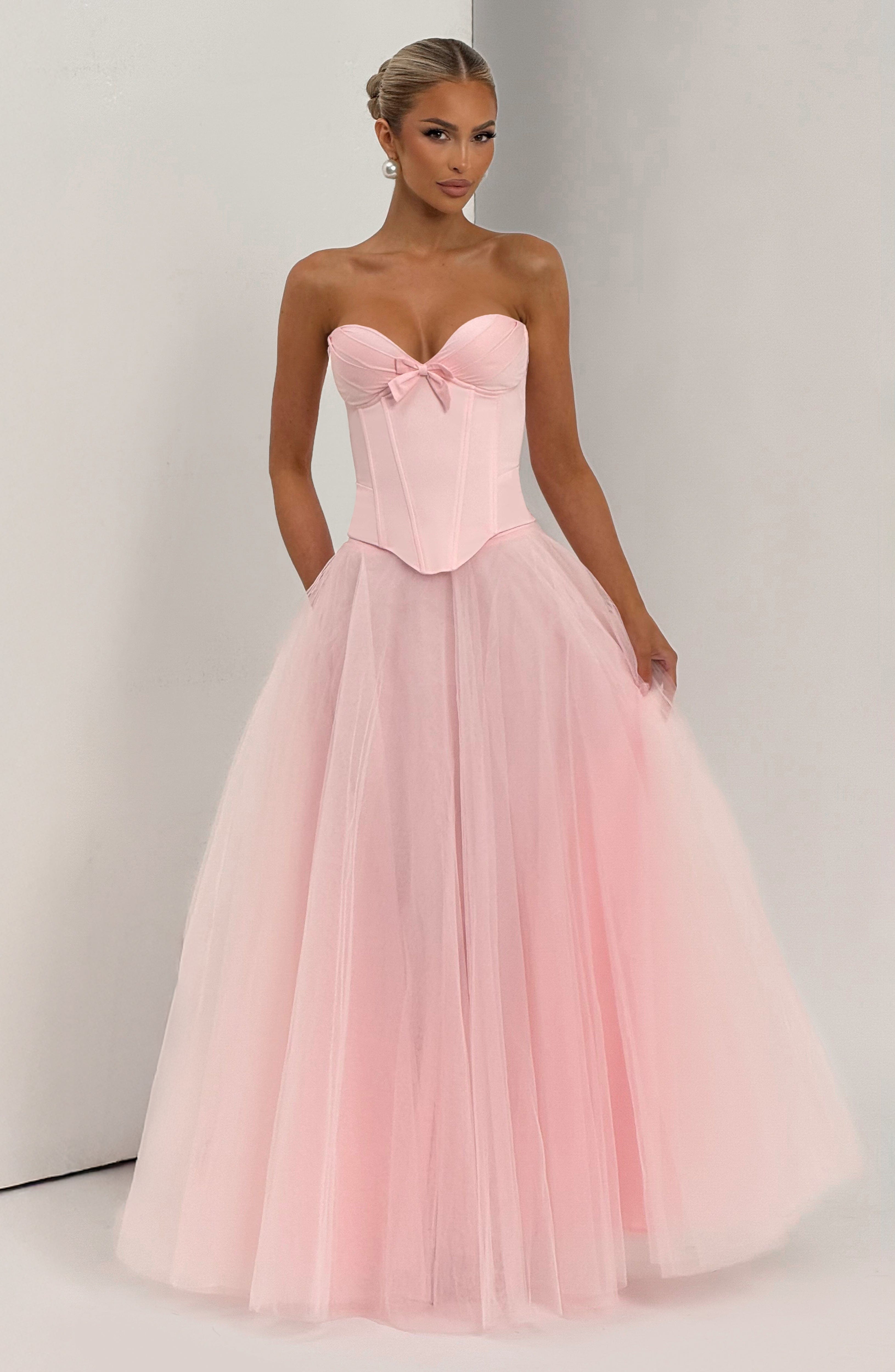 Ethel Maxi Skirt - Blush Skirt Babyboo Fashion Premium Exclusive Design