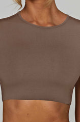 Eve Top - Mocha Tops Babyboo Fashion Premium Exclusive Design