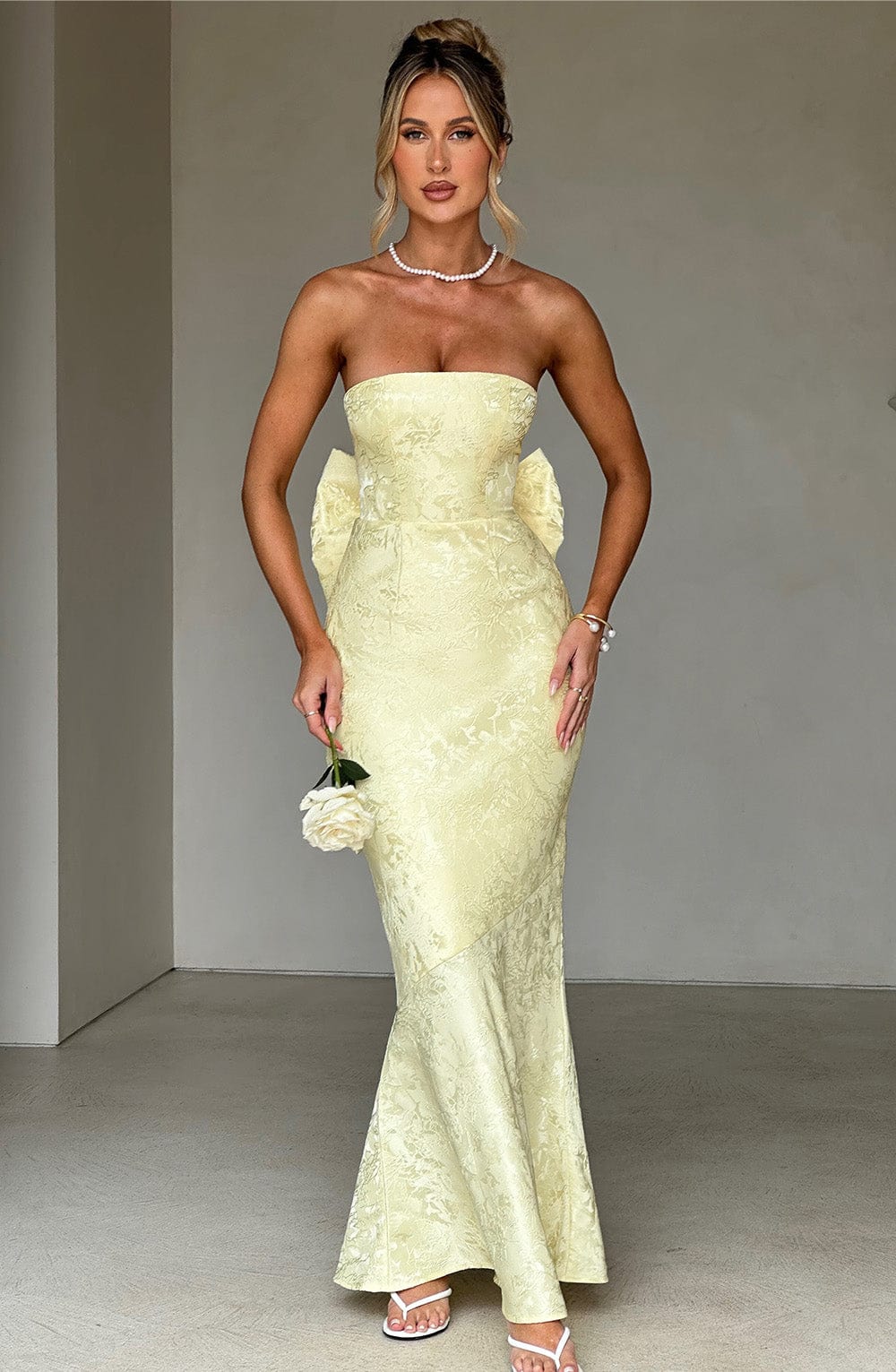 Felicity Maxi Dress - Lemon Dress XS Babyboo Fashion Premium Exclusive Design