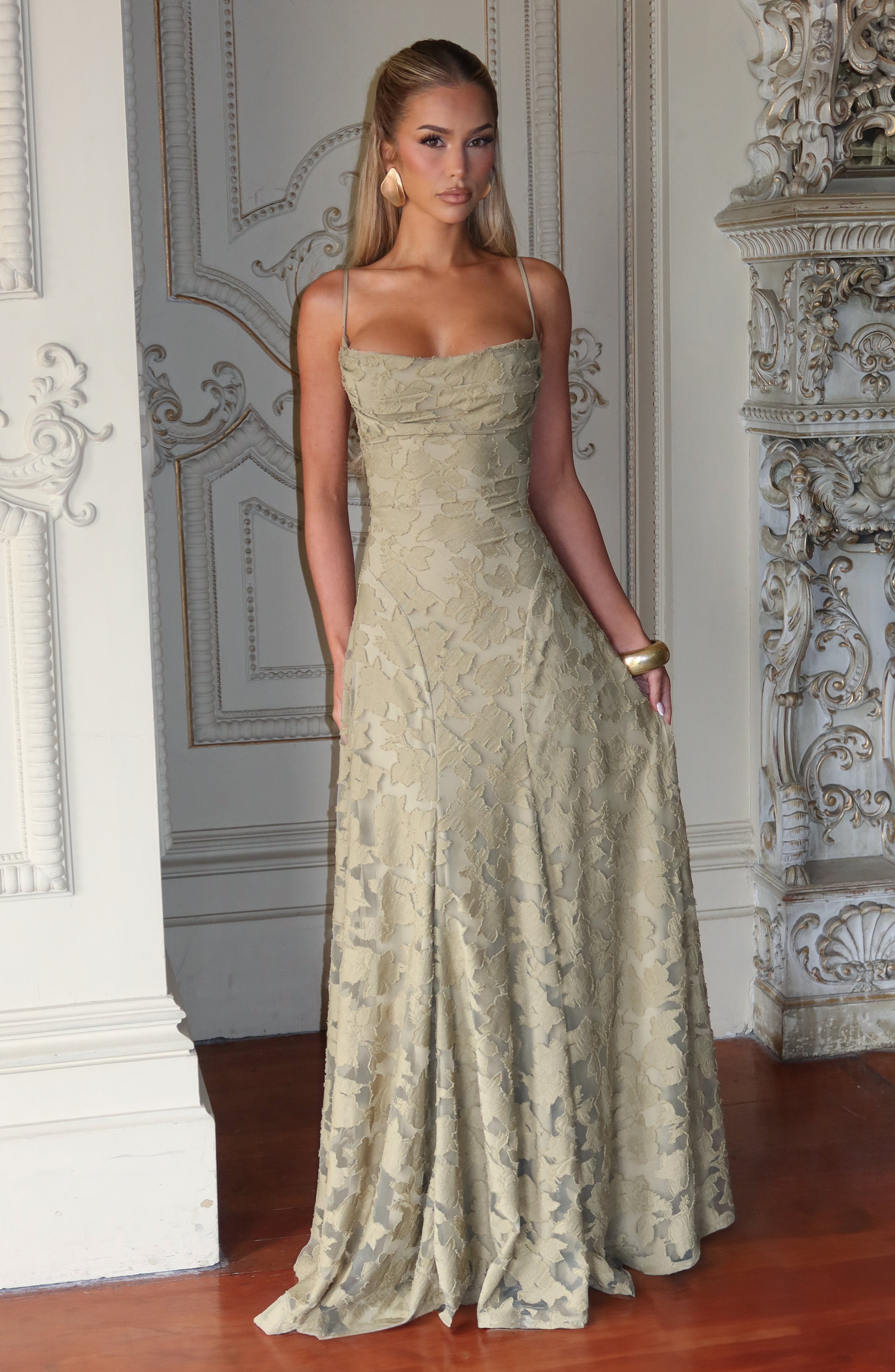 Francis Maxi Dress - Sage Dress Babyboo Fashion Premium Exclusive Design