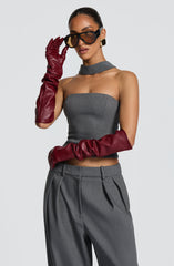 Frankie Gloves - Burgundy Accessories Babyboo Fashion Premium Exclusive Design