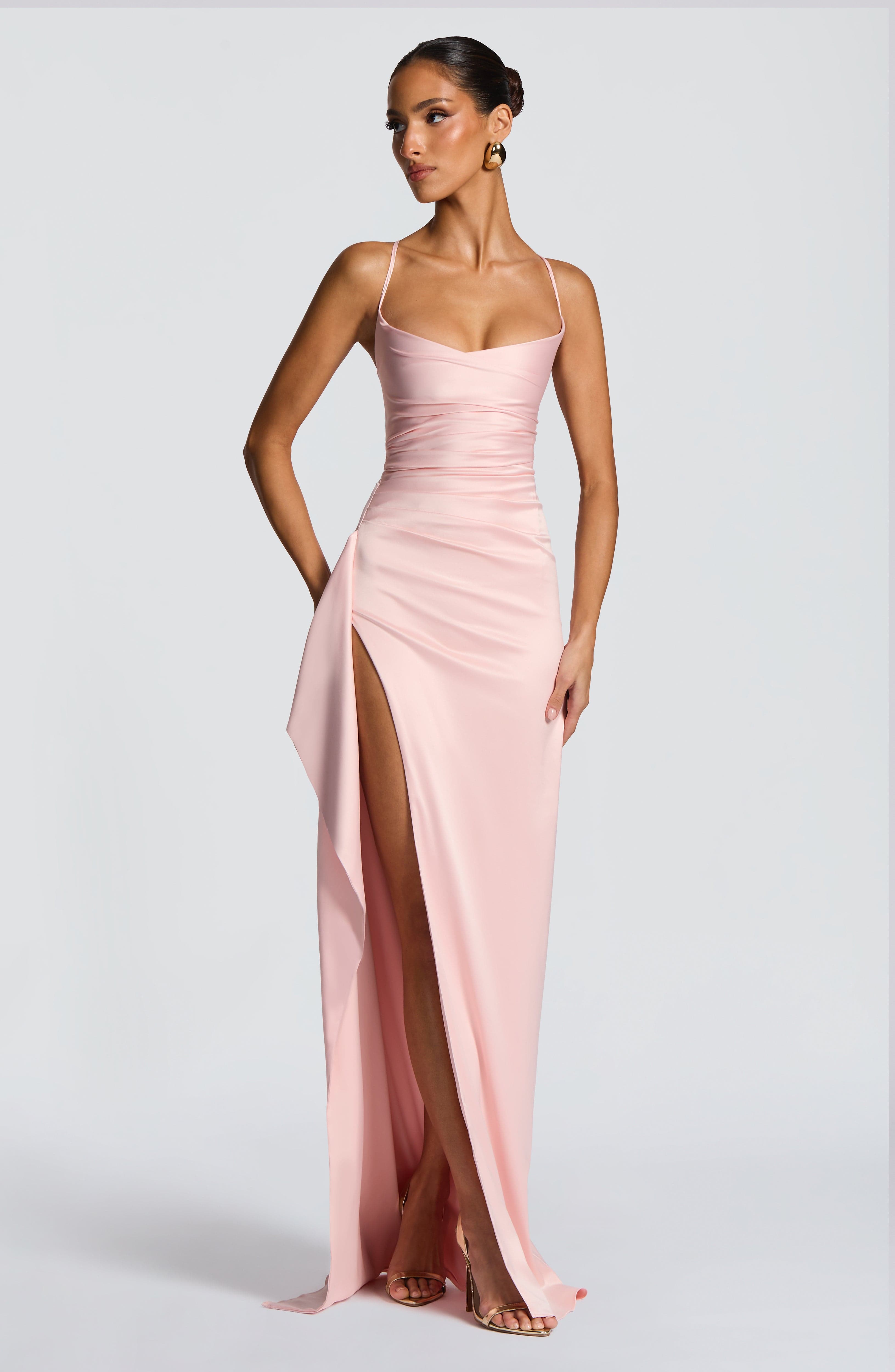 Helen Maxi Dress - Blush Dress Babyboo Fashion Premium Exclusive Design