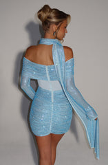 Hydra Mini Dress - Aqua Dress Babyboo Fashion Premium Exclusive Design