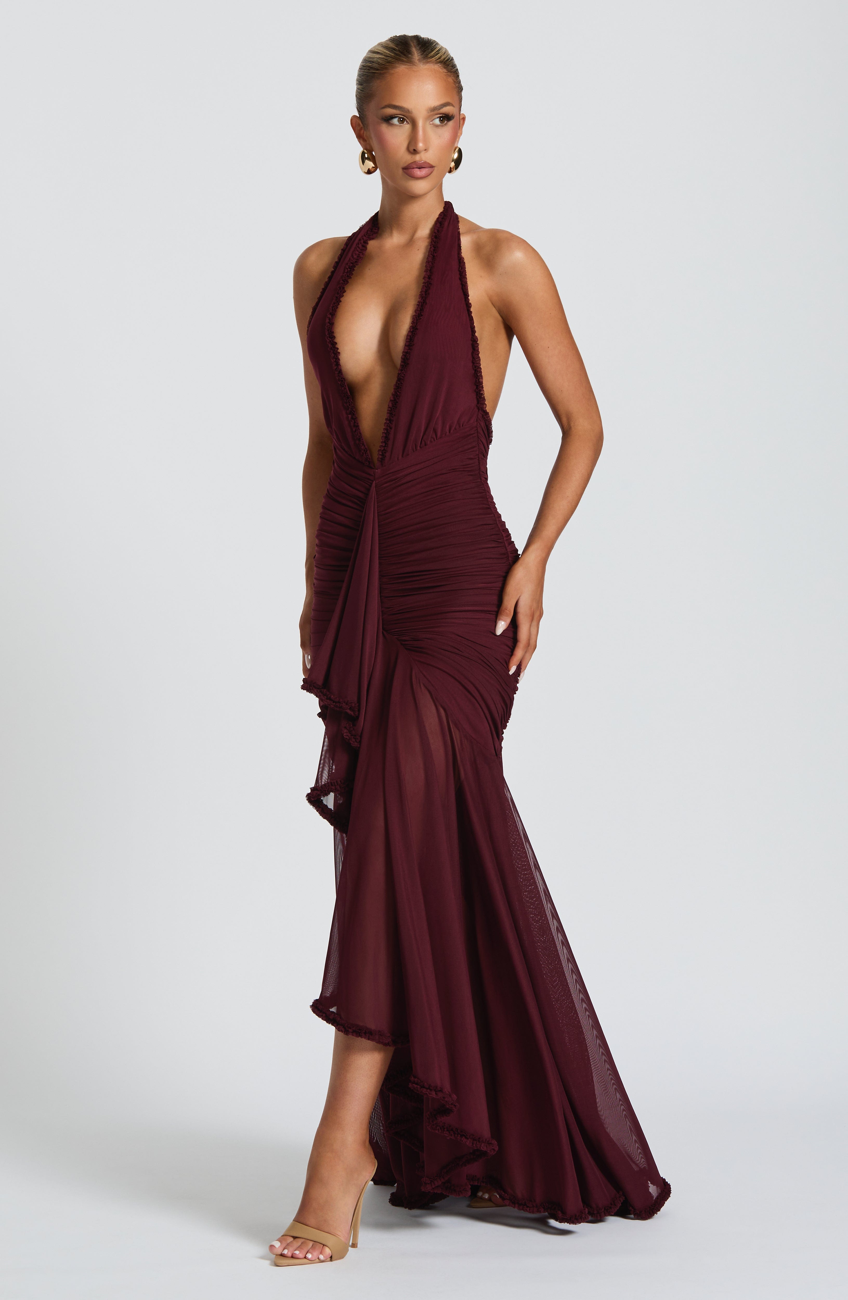 Janessa Maxi Dress - Cherry Lacquer Dress Babyboo Fashion Premium Exclusive Design