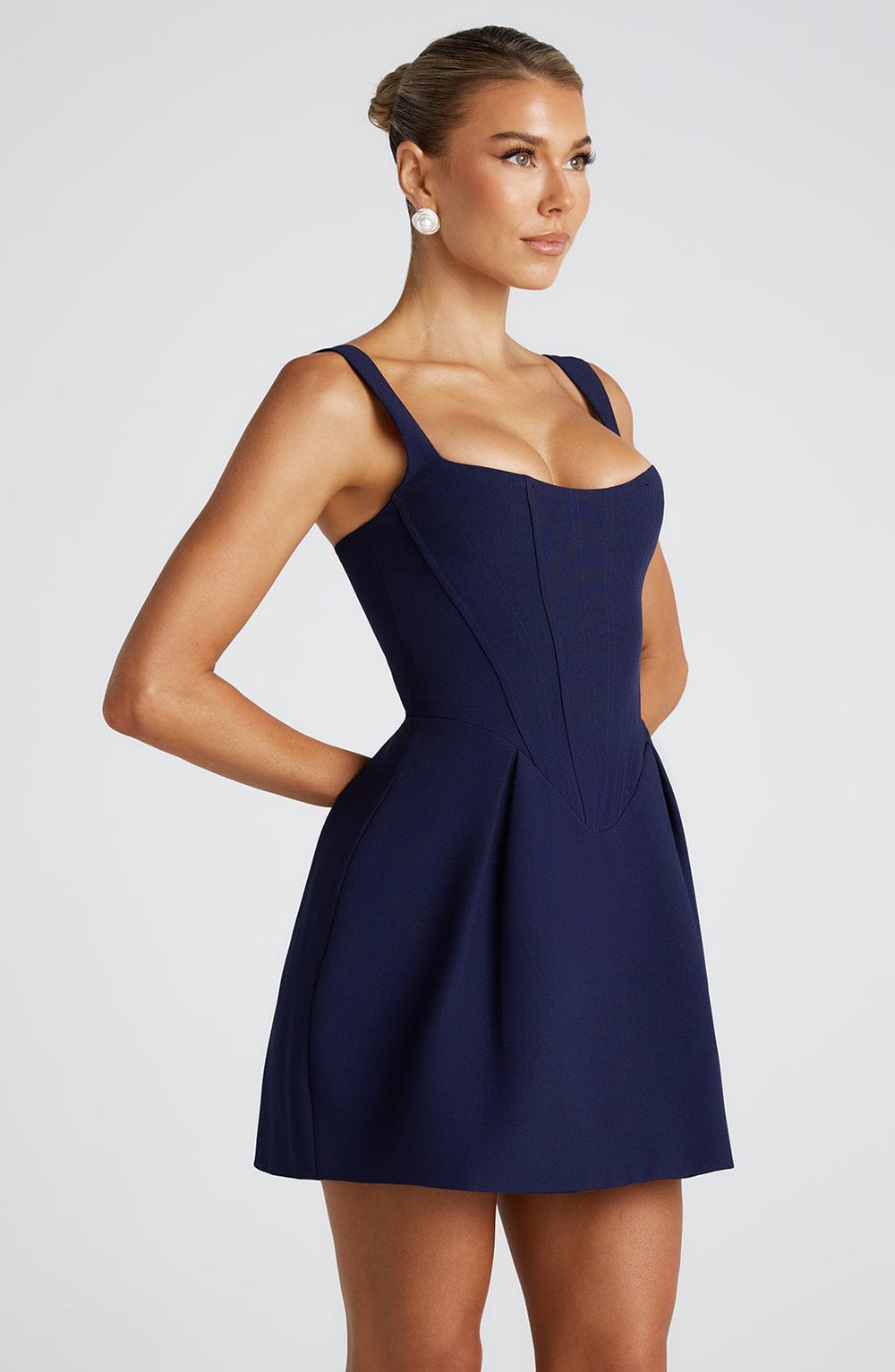 Janiyah Mini Dress - Navy Dress Babyboo Fashion Premium Exclusive Design