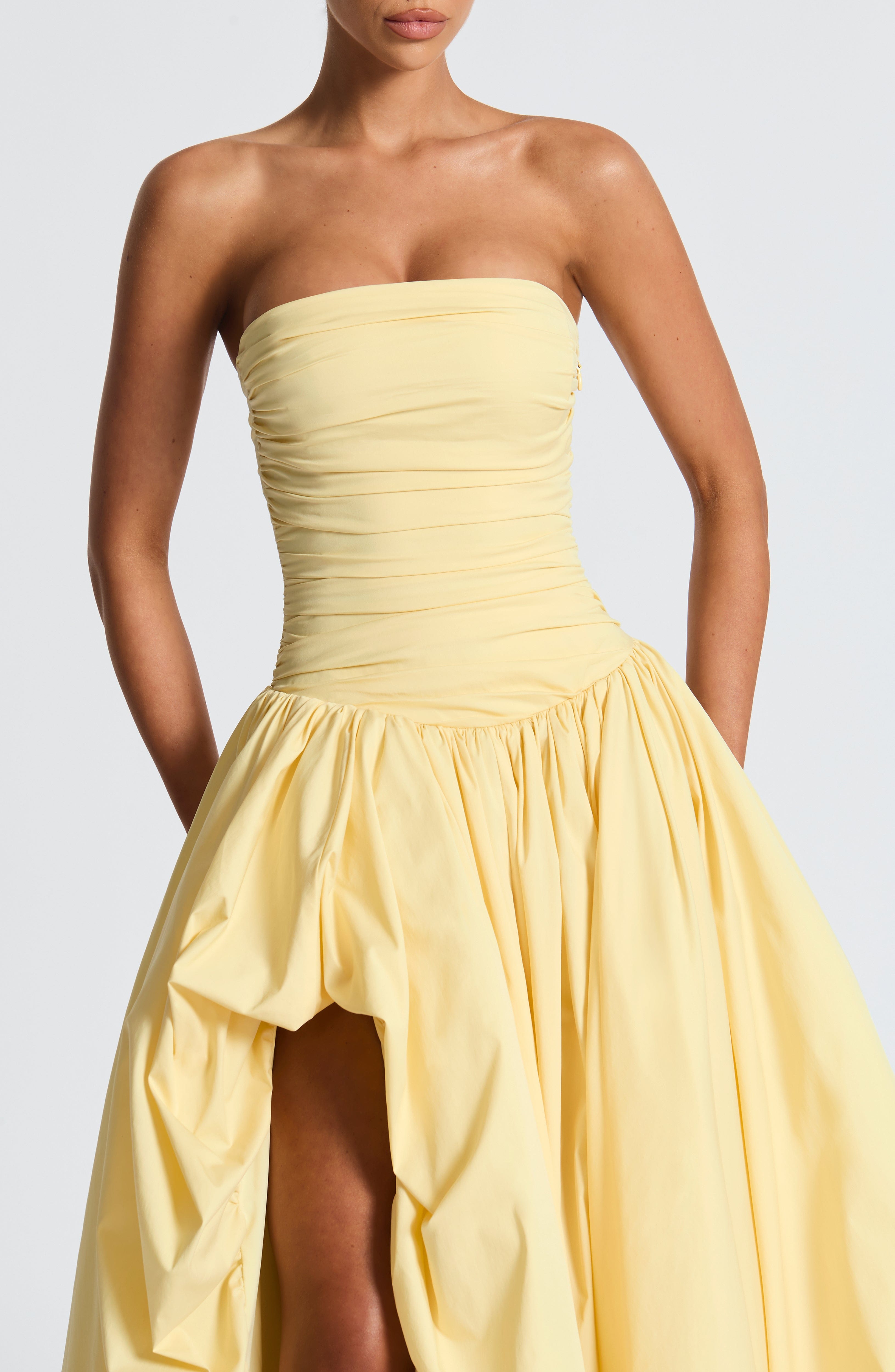 Jillian Maxi Dress - Lemon Dress Babyboo Fashion Premium Exclusive Design