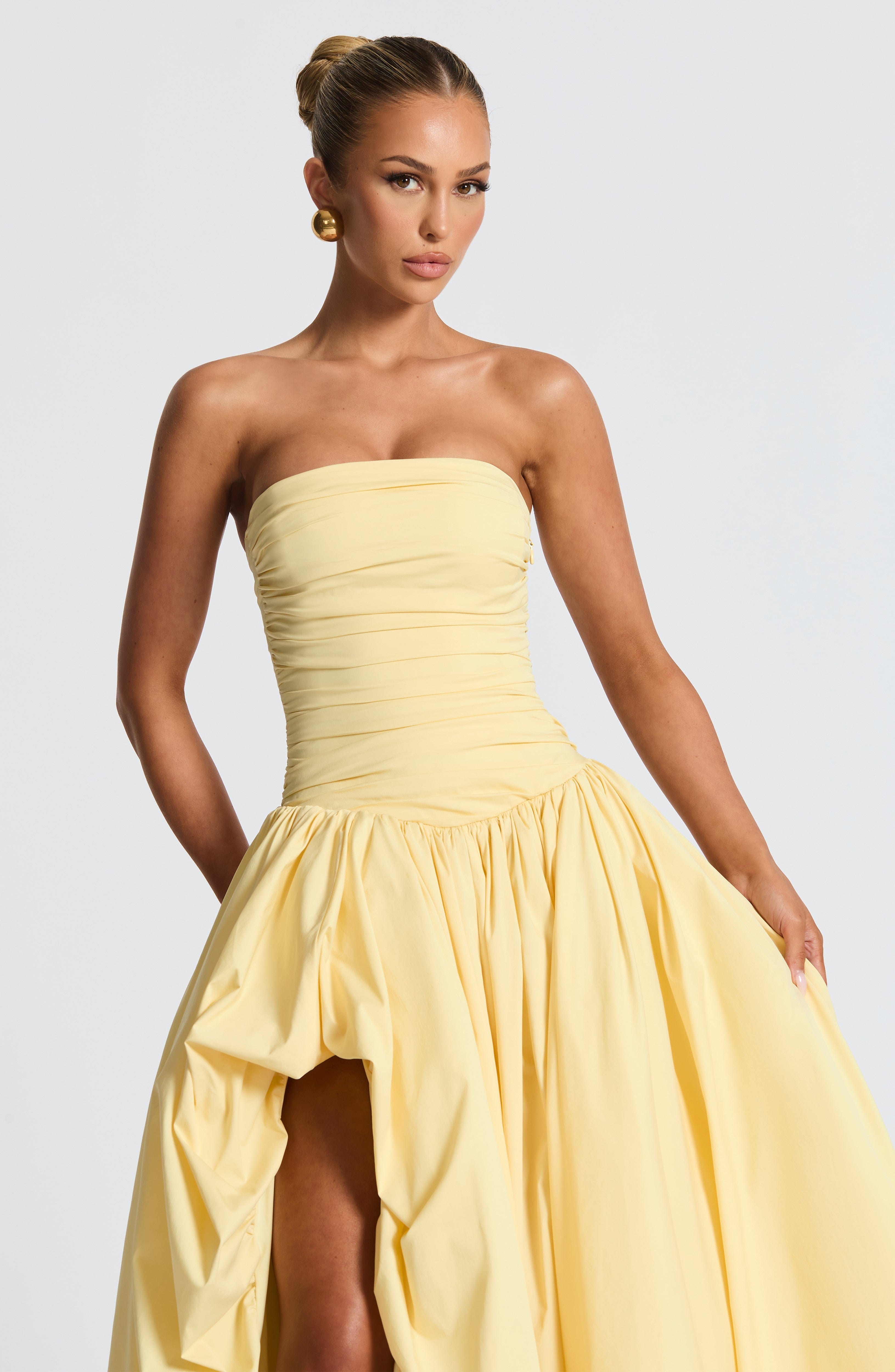 Jillian Maxi Dress - Lemon Dress Babyboo Fashion Premium Exclusive Design