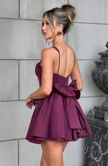 Josie Mini Dress - Cherry Lacquer Dress Babyboo Fashion Premium Exclusive Design