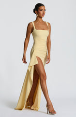 Katana Maxi Dress - Lemon Dress Babyboo Fashion Premium Exclusive Design