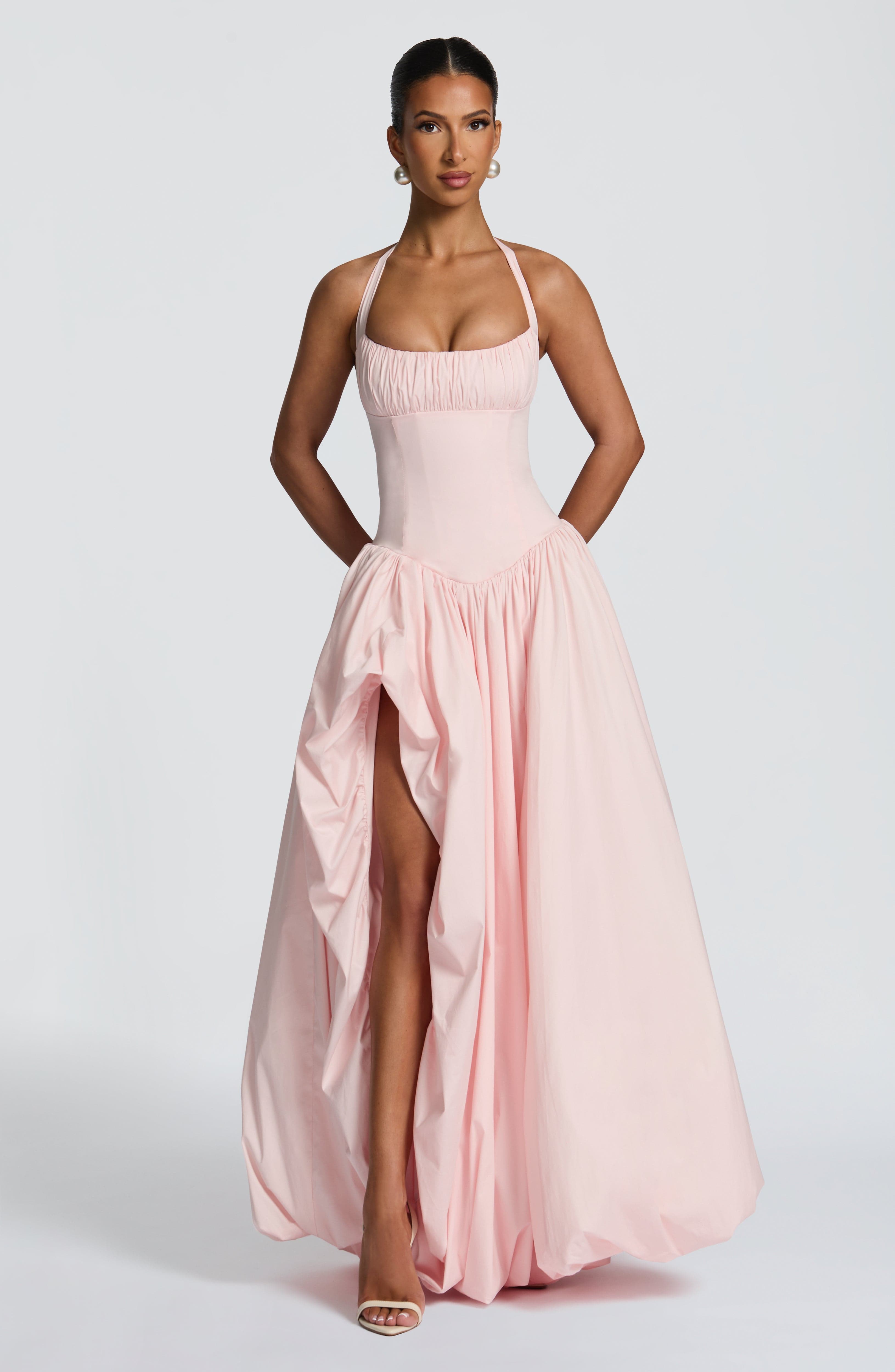 Keira Maxi Dress - Blush Dress Babyboo Fashion Premium Exclusive Design