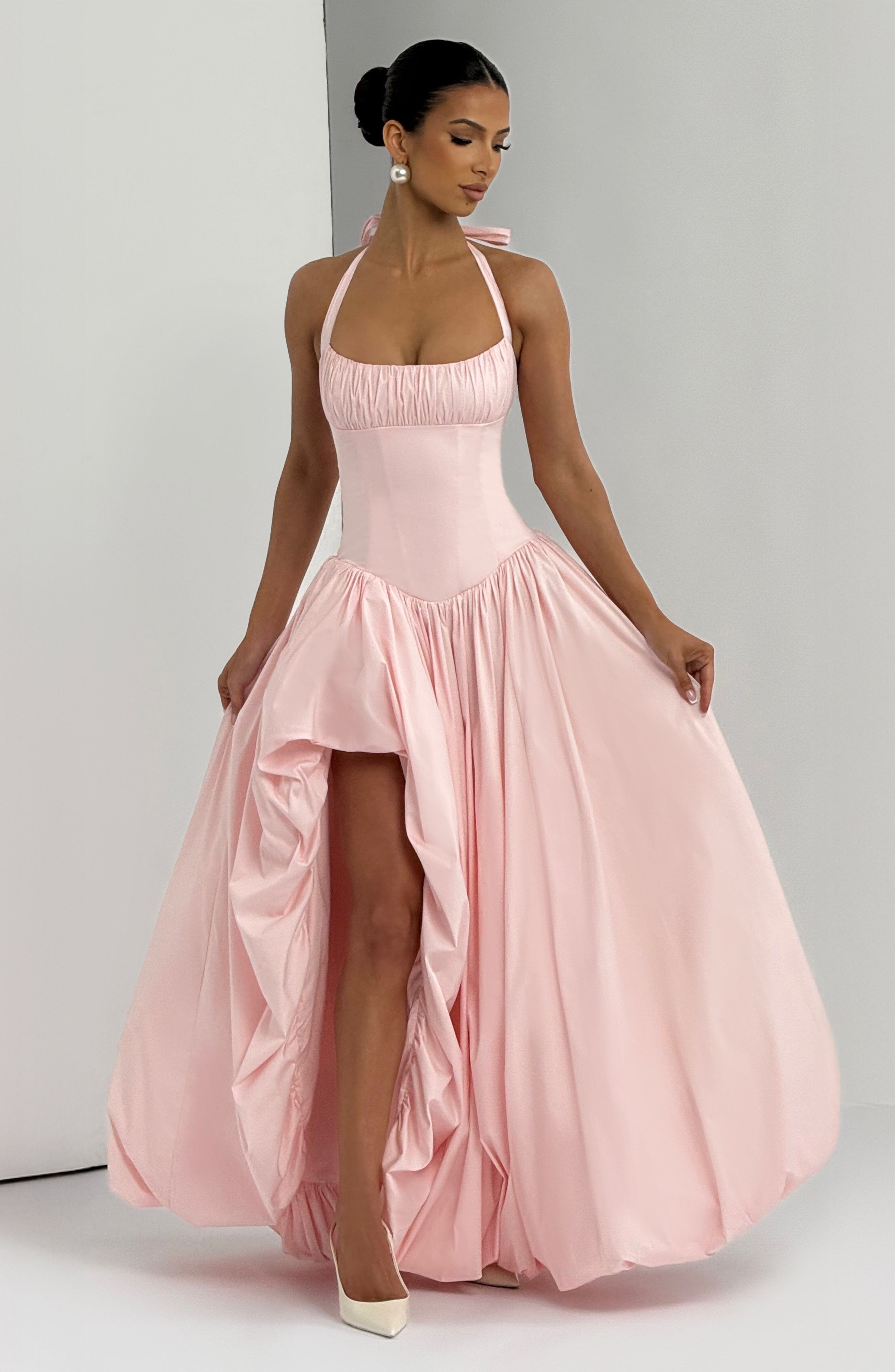 Keira Maxi Dress - Blush Dress Babyboo Fashion Premium Exclusive Design
