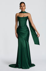 Kensington Maxi Dress - Emerald Dress Babyboo Fashion Premium Exclusive Design