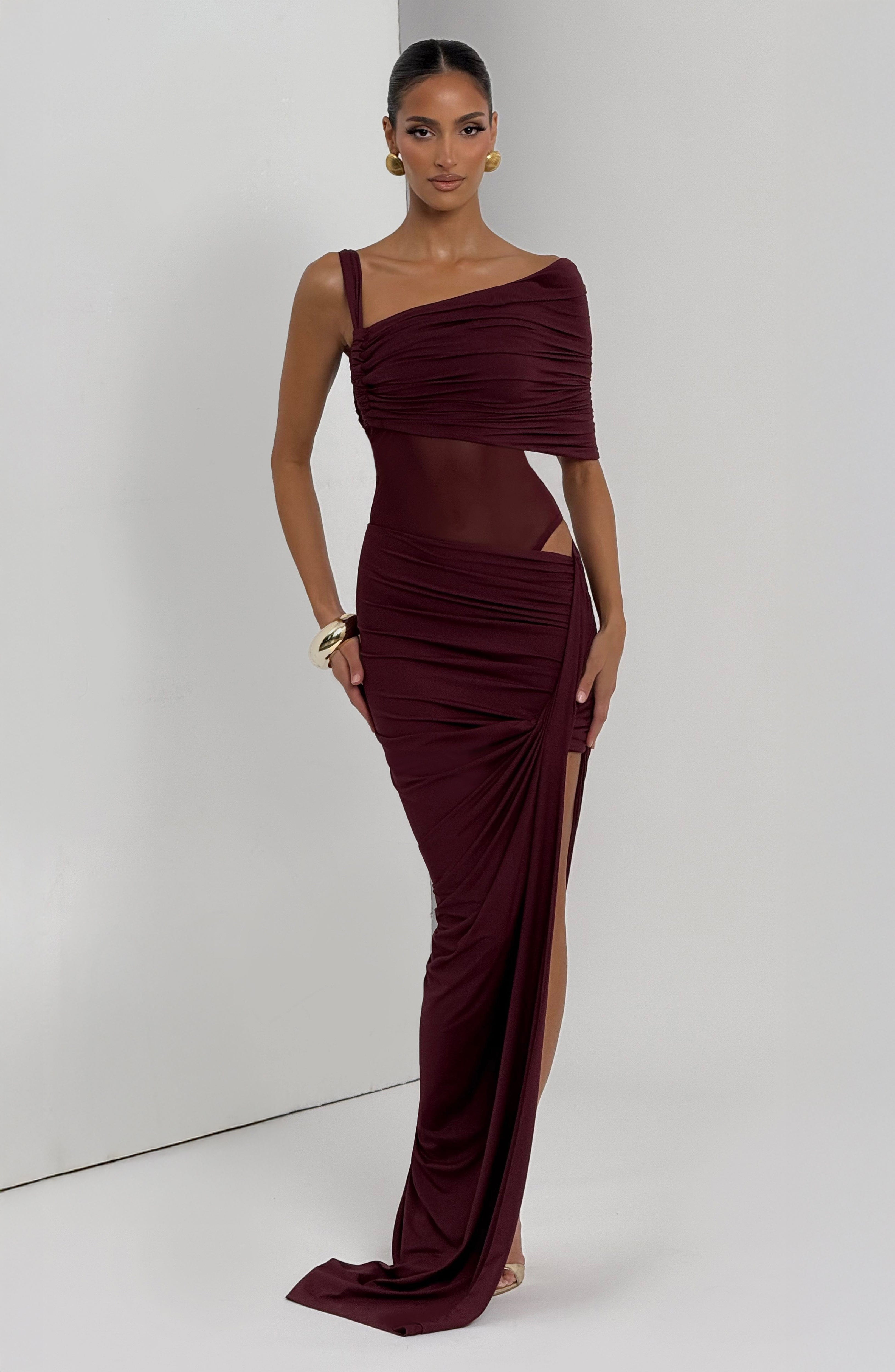 Lisette Bodysuit - Cherry Lacquer Bodysuits Babyboo Fashion Premium Exclusive Design