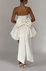 Lotus Mini Dress - Ivory Dress Babyboo Fashion Premium Exclusive Design