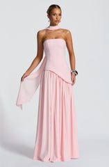 Maliyah Maxi Dress - Blush Dress Babyboo Fashion Premium Exclusive Design