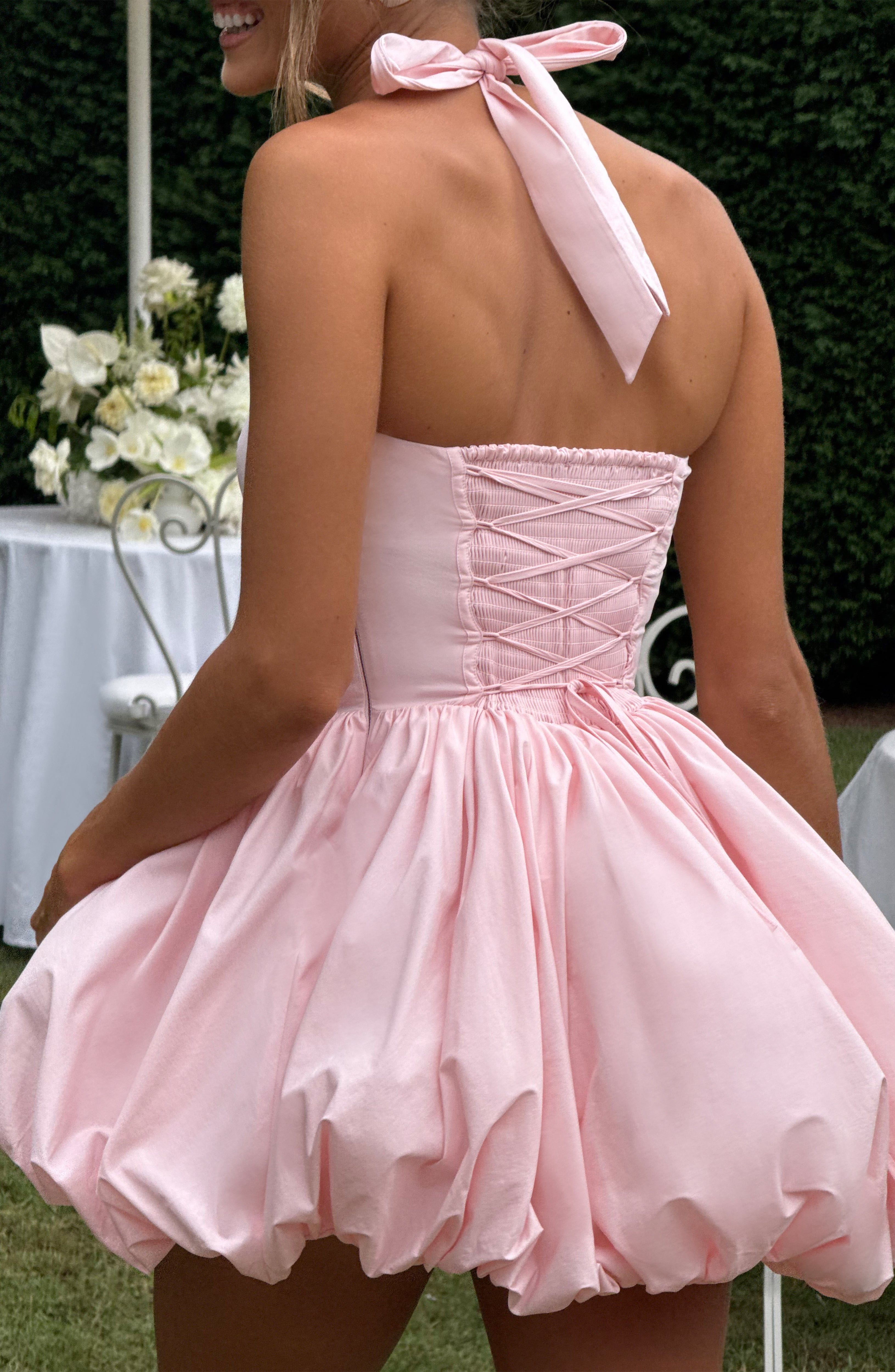 Maricia Mini Dress - Blush Dress Babyboo Fashion Premium Exclusive Design