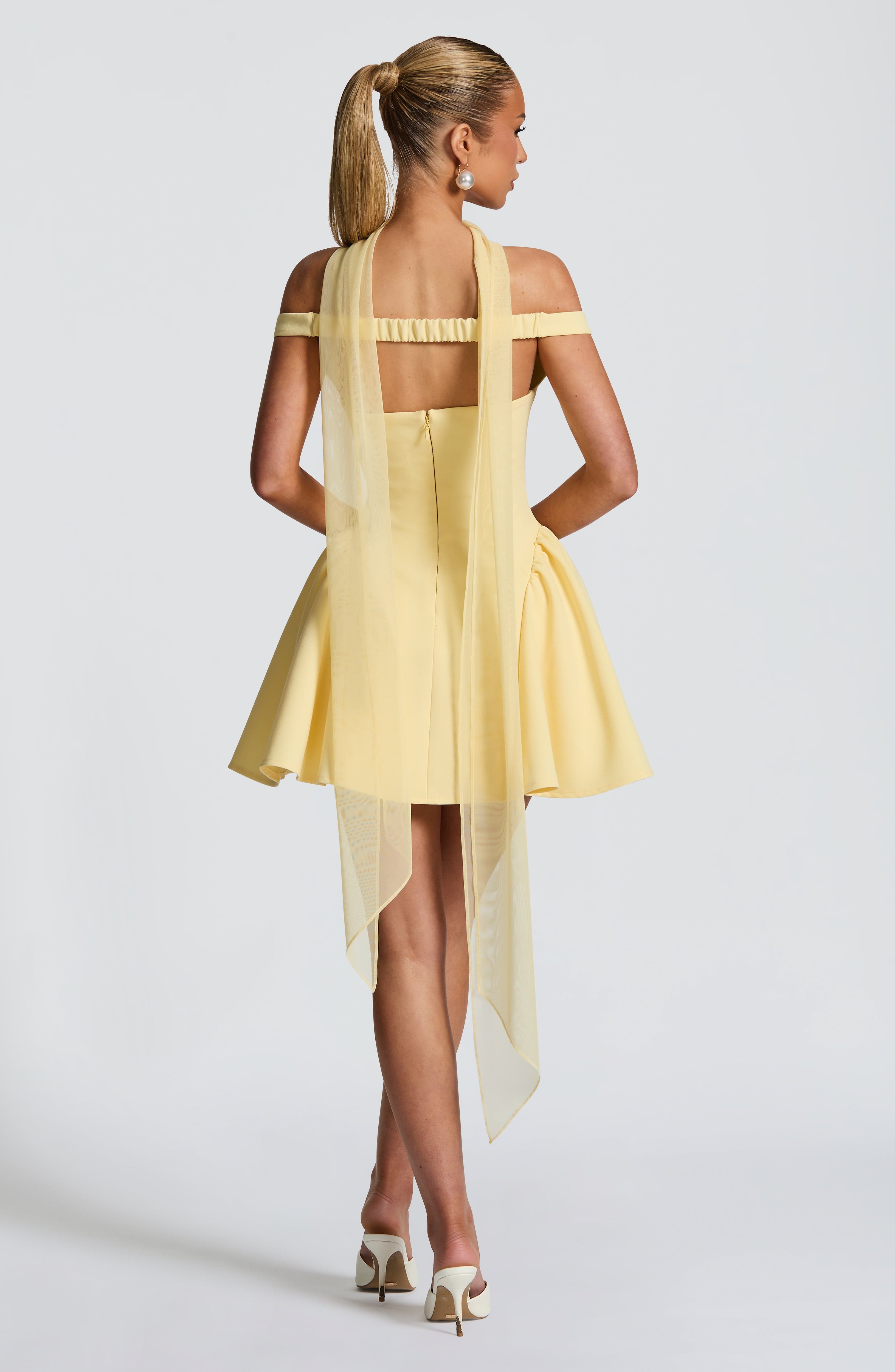 Marla Mini Dress - Lemon Dress Babyboo Fashion Premium Exclusive Design