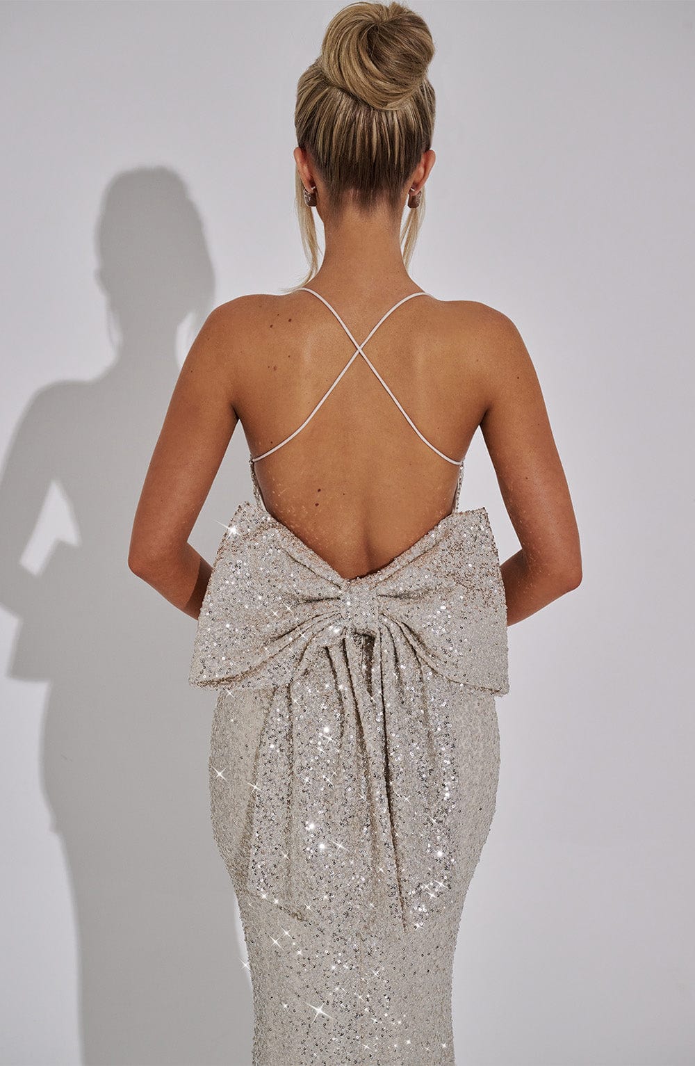 Meridith Maxi Dress - Champagne Dress Babyboo Fashion Premium Exclusive Design