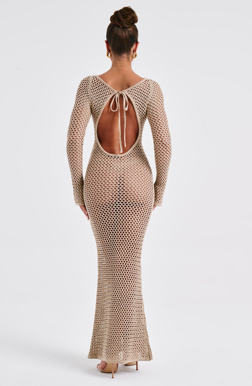 Moana Maxi Dress - Beige Dress Babyboo Fashion Premium Exclusive Design