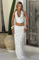 Myra Maxi Skirt - Ivory Skirt Babyboo Fashion Premium Exclusive Design
