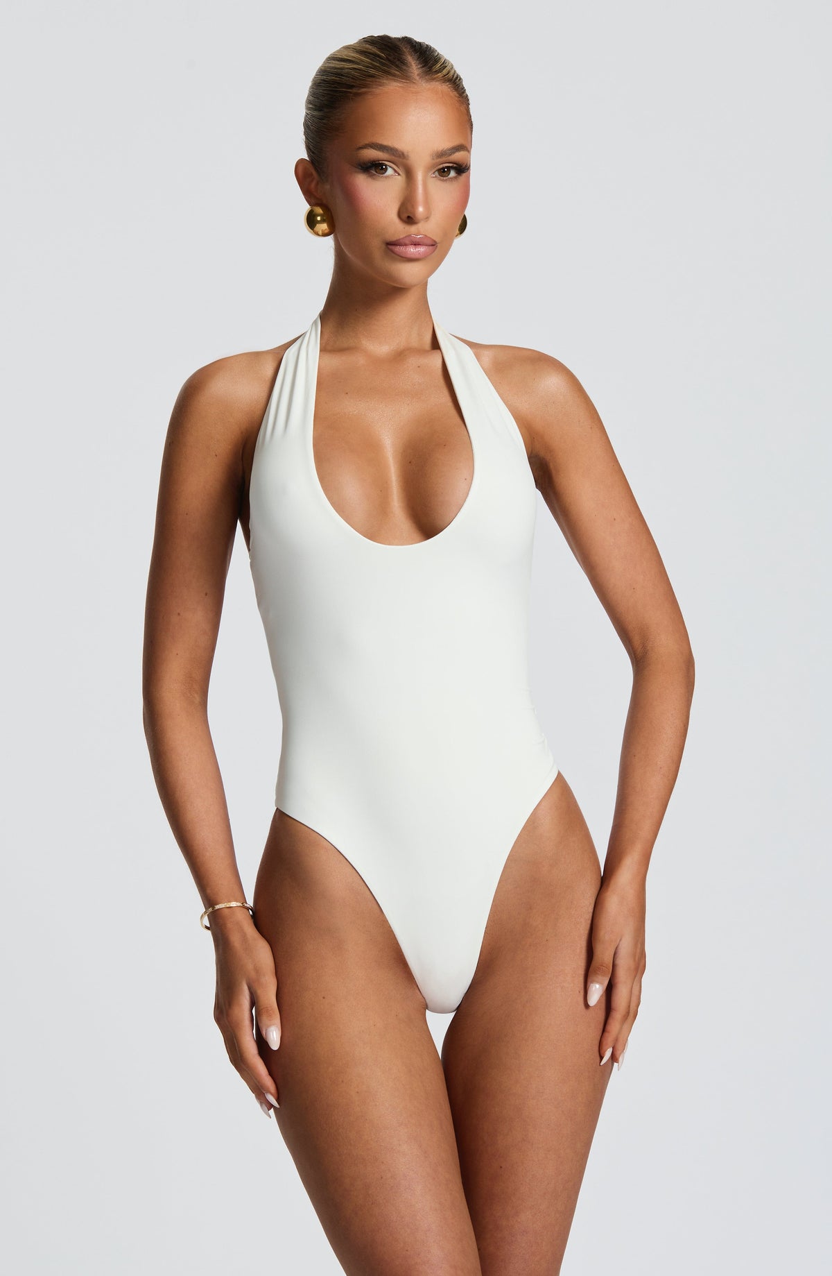 Odele Bodysuit - White Bodysuits Babyboo Fashion Premium Exclusive Design