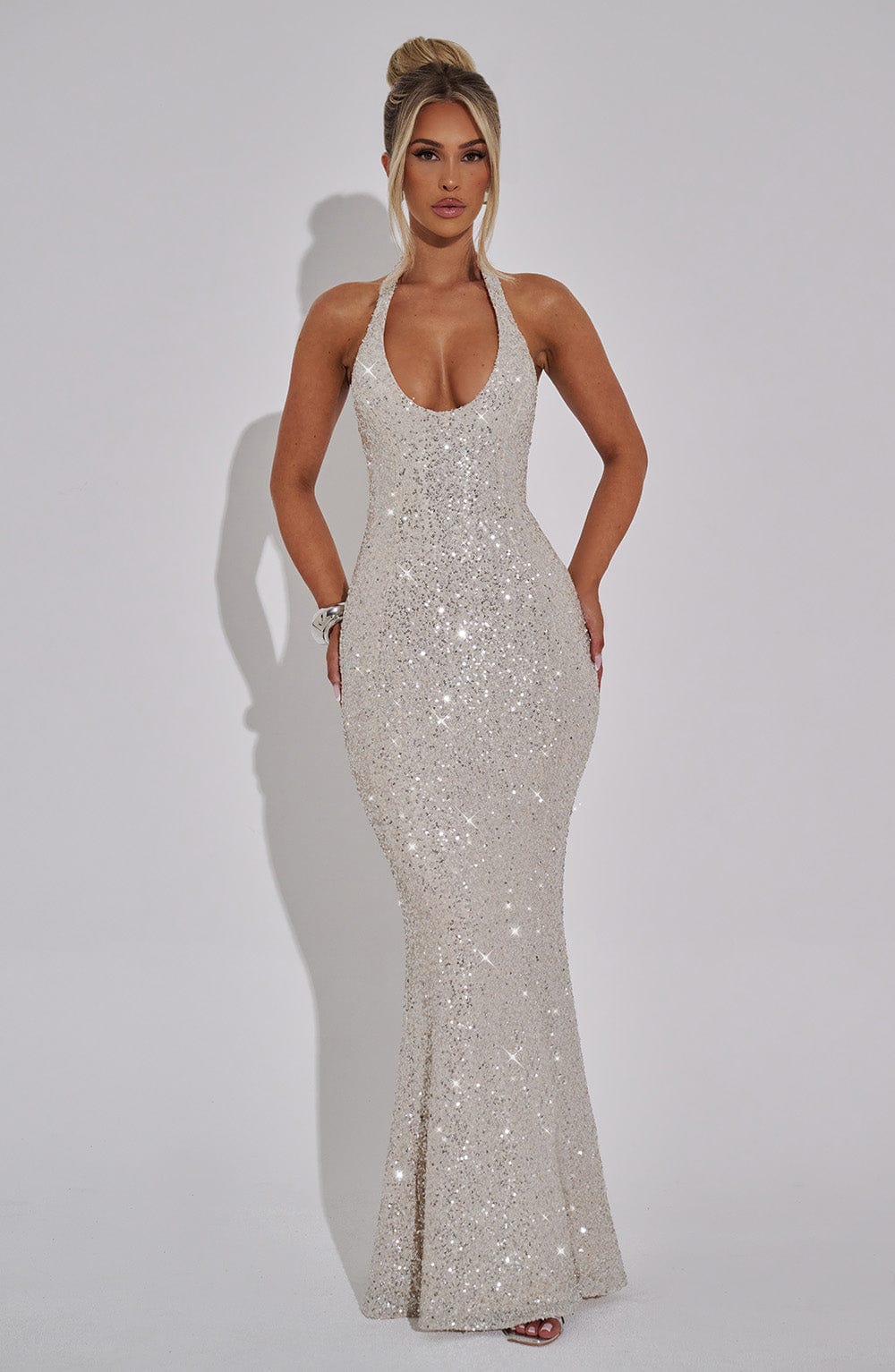 Odette Maxi Dress - Champagne Dress Babyboo Fashion Premium Exclusive Design