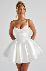 Poppy Mini Dress - Ivory Dress Babyboo Fashion Premium Exclusive Design