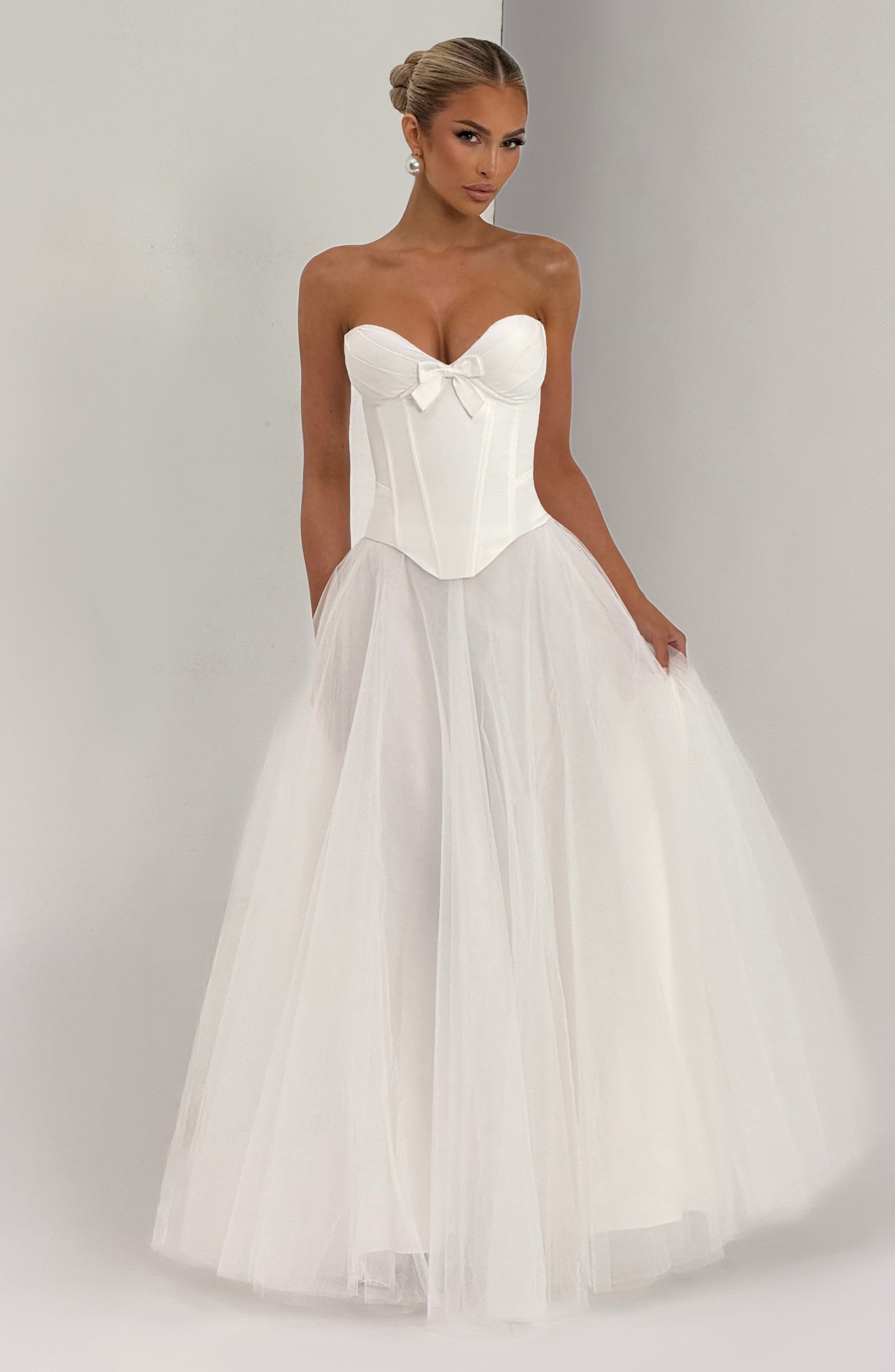 Prim Corset - Ivory Tops Babyboo Fashion Premium Exclusive Design