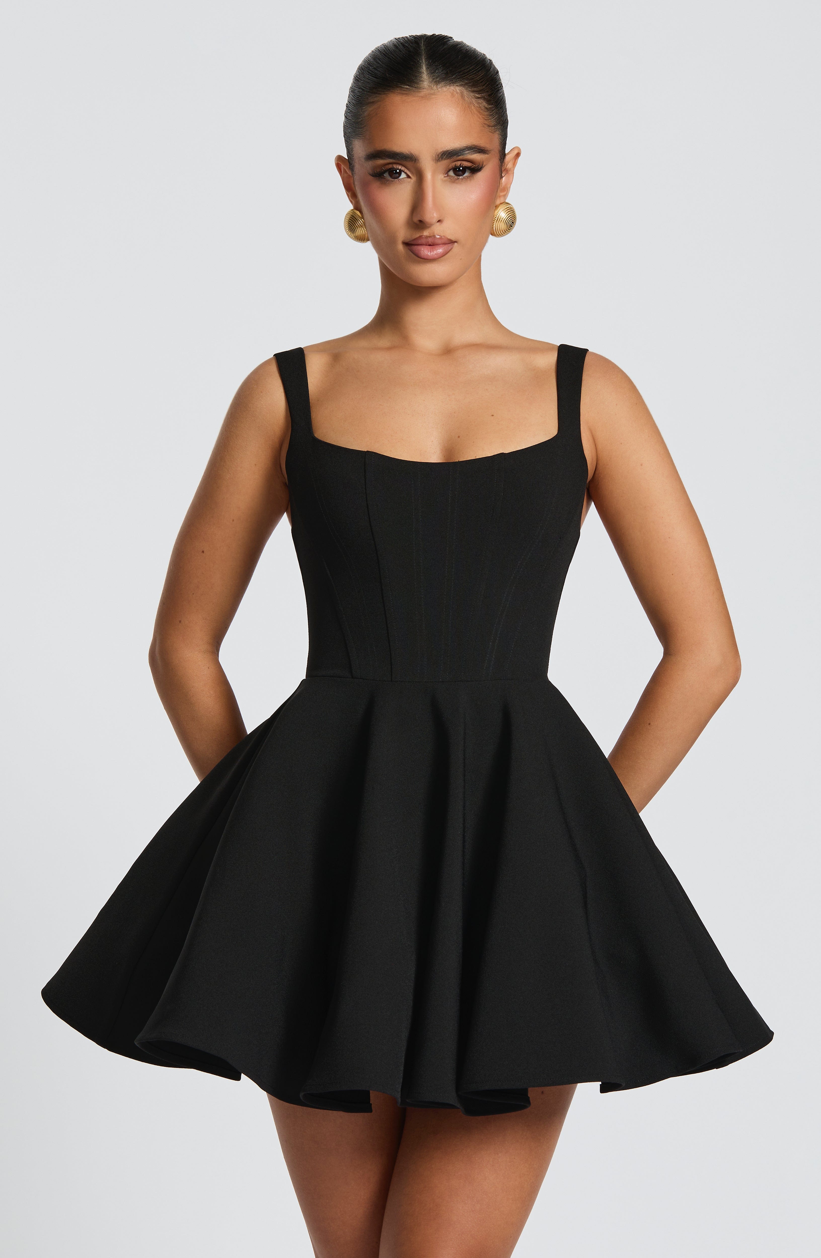 Rue Mini Dress - Black Dress Babyboo Fashion Premium Exclusive Design