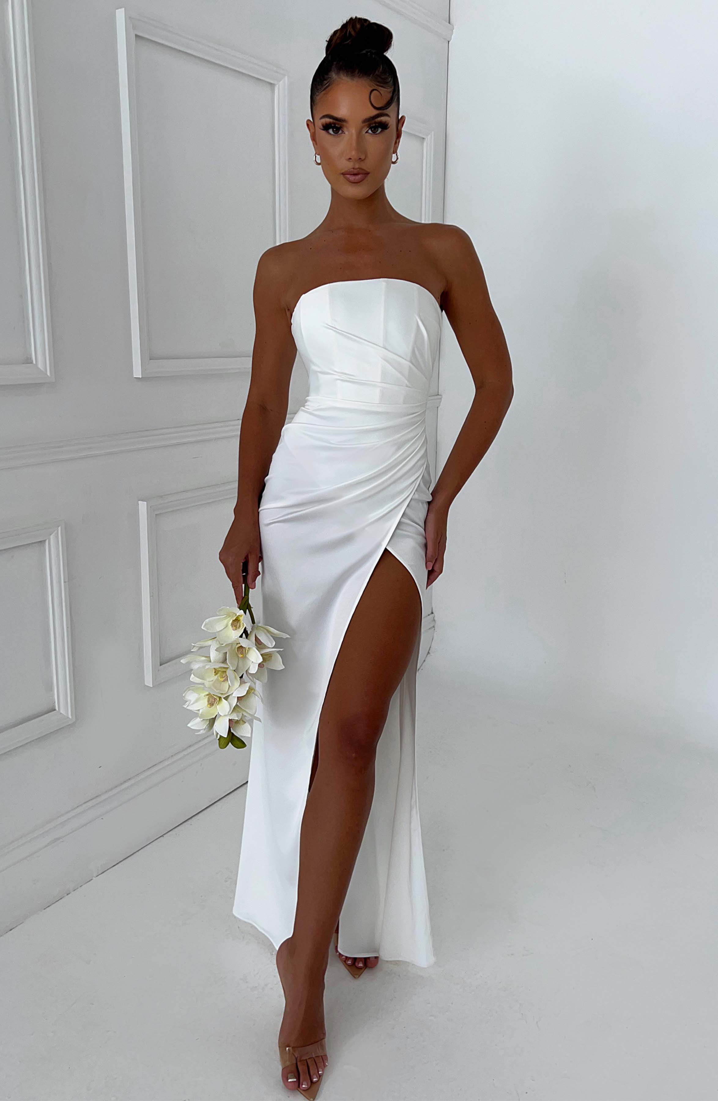 Safiya Maxi Dress - Ivory Dress Babyboo Fashion Premium Exclusive Design