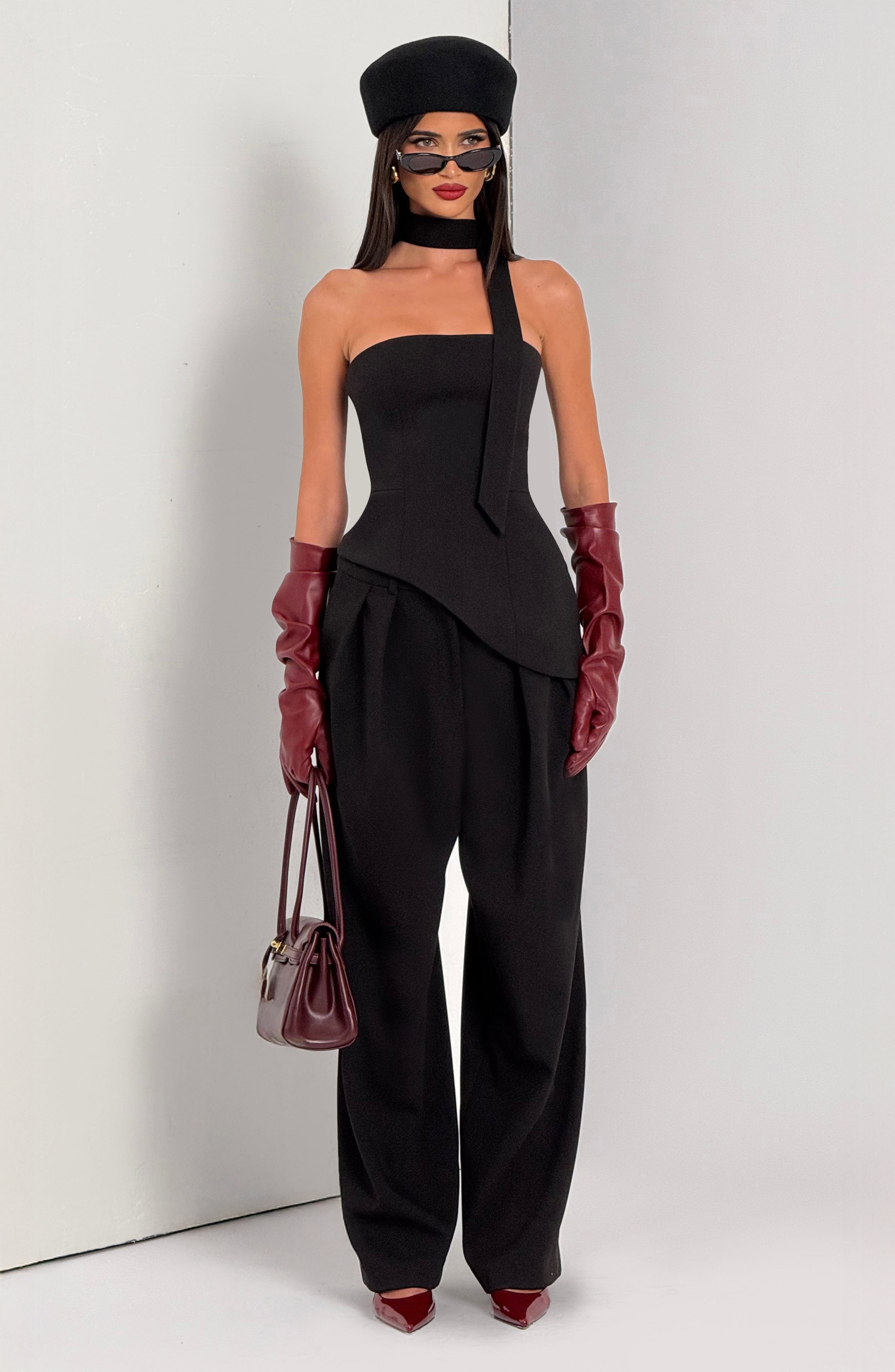 Sloan Top - Black Tops Babyboo Fashion Premium Exclusive Design