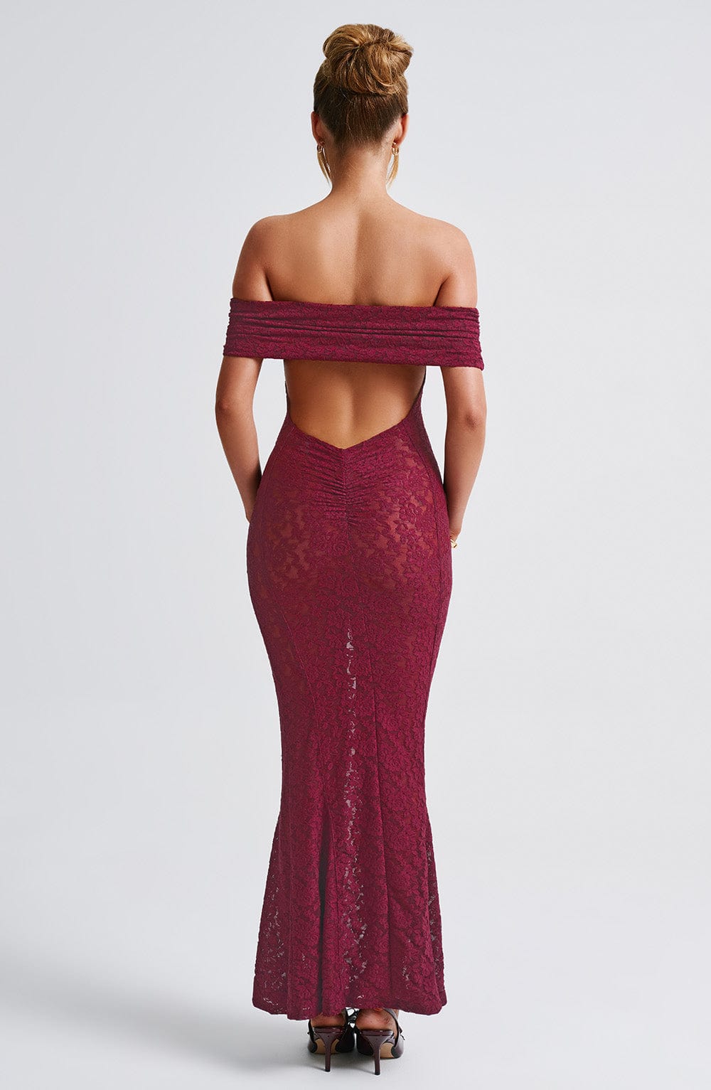 Stephanie Maxi Dress - Burgundy Dress Babyboo Fashion Premium Exclusive Design