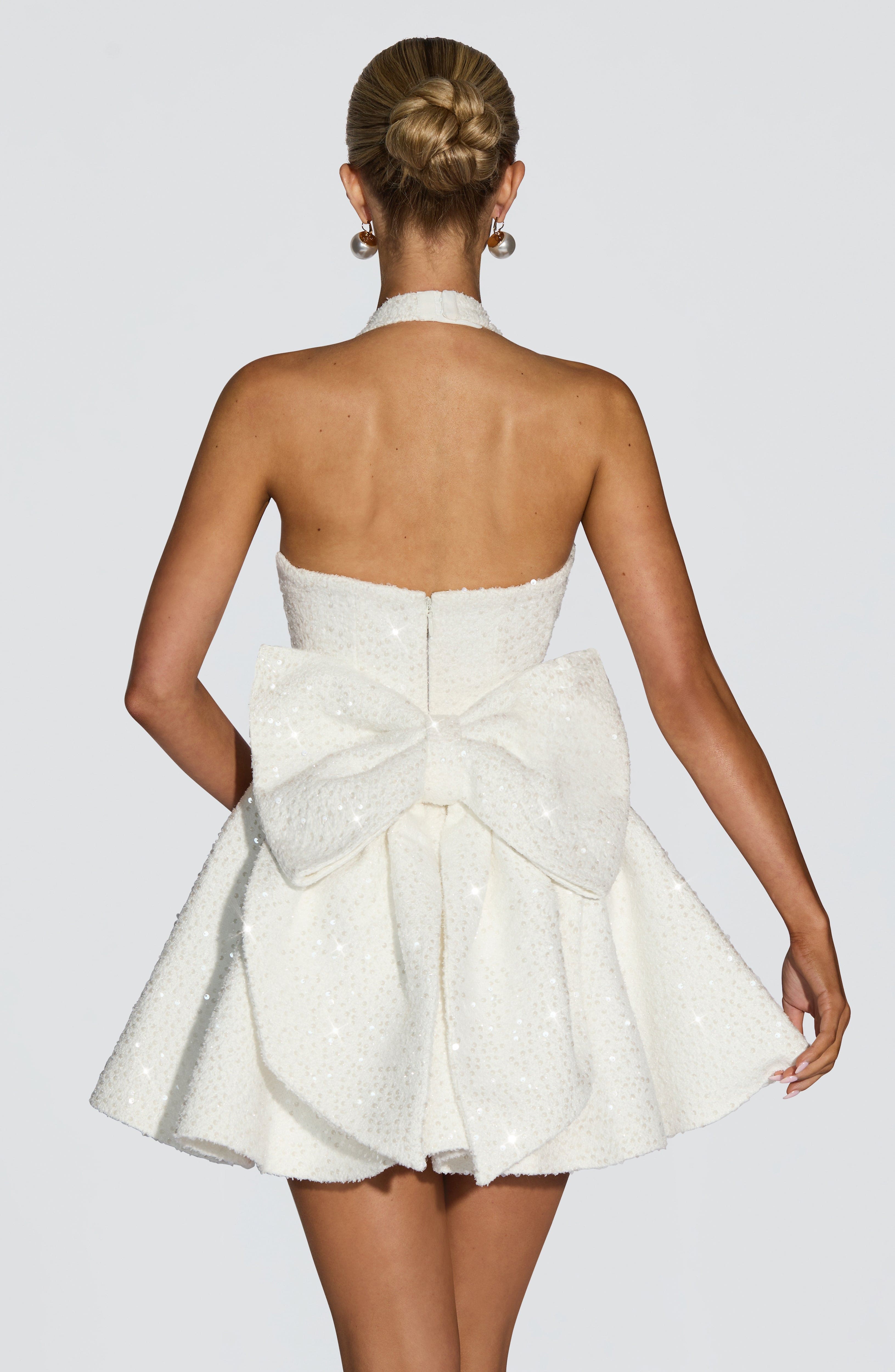 Talara Mini Dress - Ivory Dress Babyboo Fashion Premium Exclusive Design